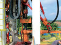 Hole drilling facility