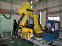 Steel plate labelling machine