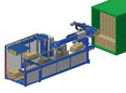 Container unloading machine